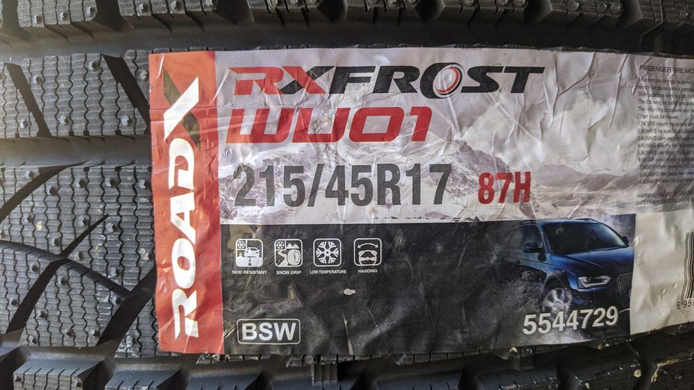 215/45R17 Roadx WU01