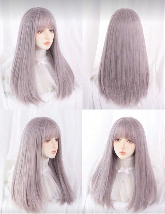 Си тетна перука розова