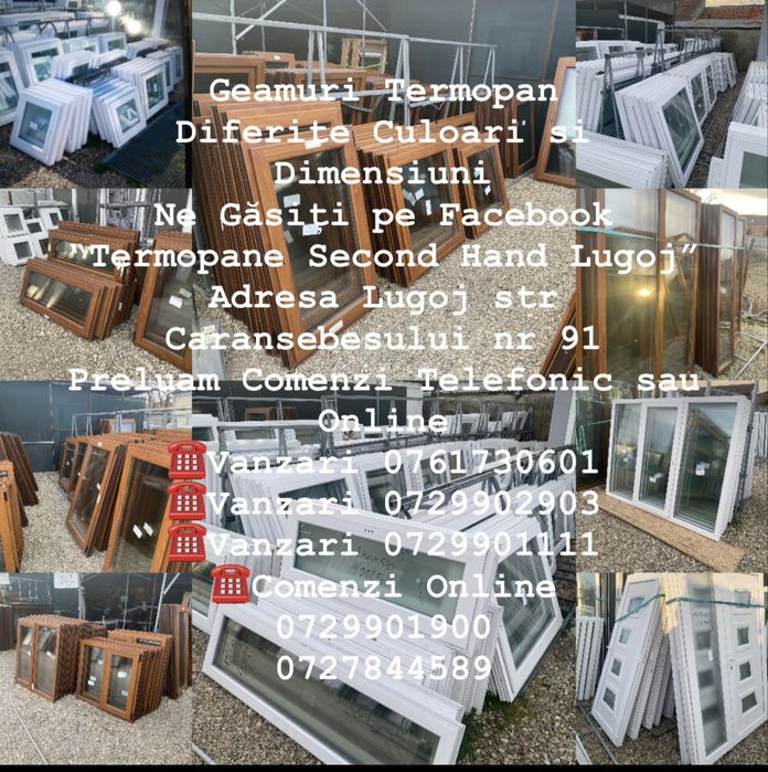 Geamuri termopan noi de la 250 lei Toate Culorile