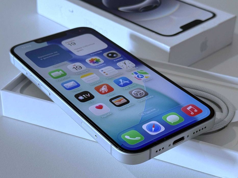 Бартер! НОВ! iPhone 16e White (Бял) 1 Цикъл.