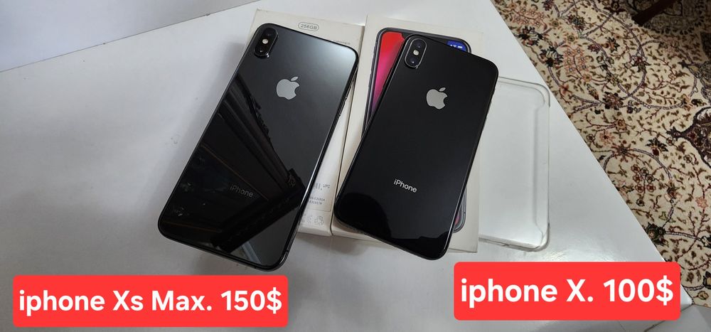 Iphone Xs Max LL/A 64GB Face ishlidi Ideal Holati