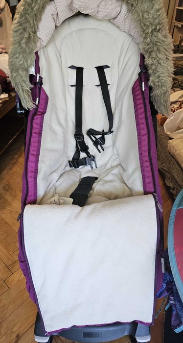 Детска количка Stokke XPLORY Koral 0-6м и кош 6м+ с допълнителни сетове и Столче за кола