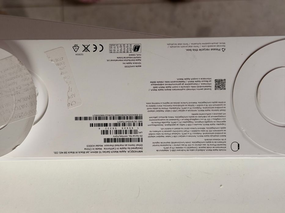 Vând Apple Watch Seria 10 GPS+Cellular