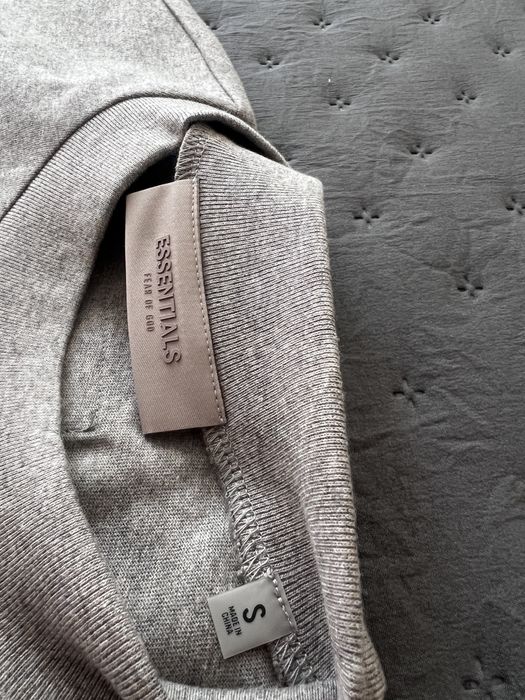 Тениска ESSENTIALS- Oatmeal grey