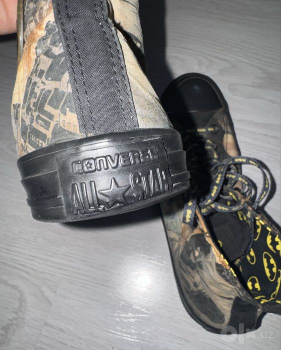 Кеды оригинал Converse Chuck Taylor DC Comics Batman 42 размер