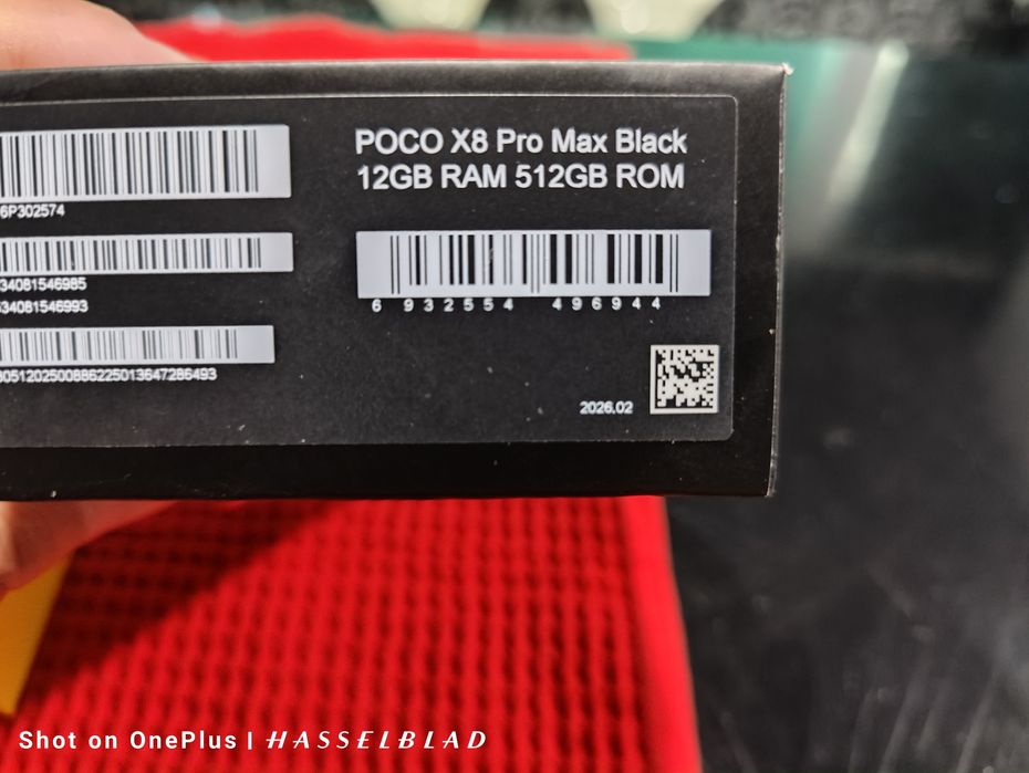 Poco X8 Pro Max 512GB/12+8RAM 8500mAh батерия24.гаранция чисто нов неупотребяван черен мат