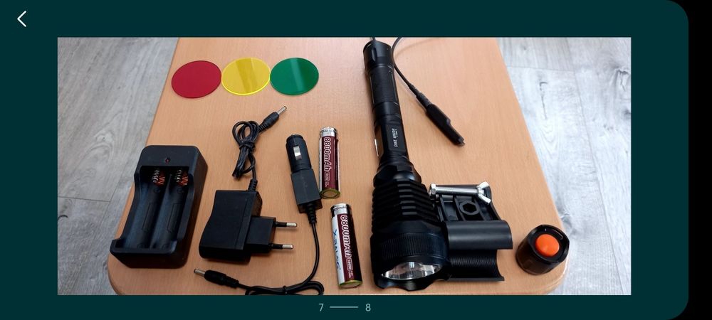 Lanternă Vânătoare cu magnet Promo 250  lei