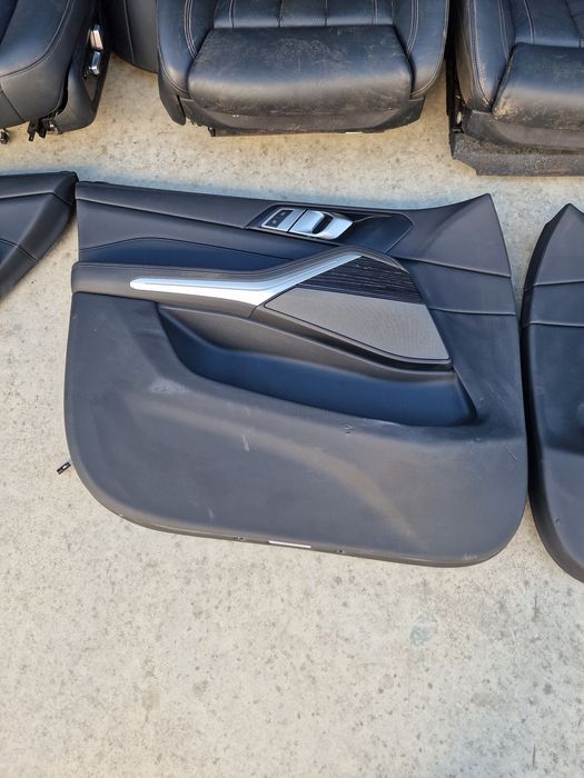Scaune interior piele neagră bmw x5 g05