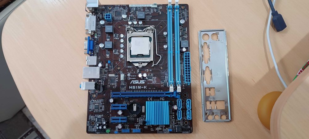 Материнская плата 1155 + проц + кулер