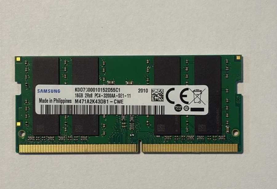 Memorie 16GB DDR4 3200 laptop sodimm, 1 x 16GB DDR4 3200