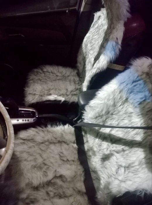 Чехлы на сиденья меховые