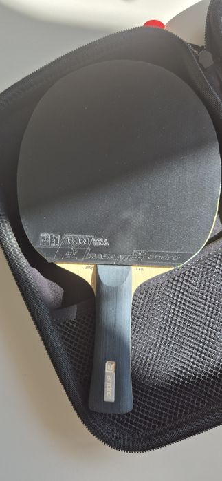 2 palete tenis de masă Andro Treiber R53 + Unity 5 R42 + husă