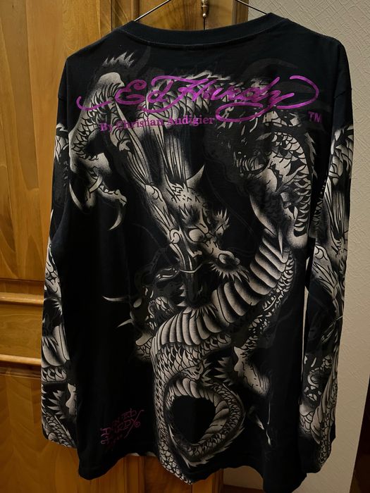 ed hardy оригинальный лонгслив