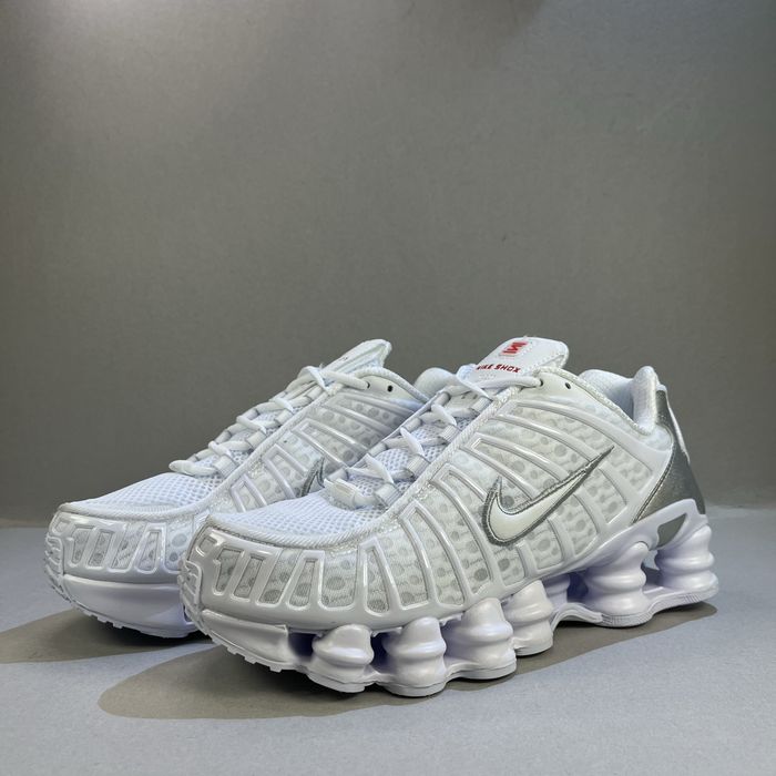 Nike Shox TL "Triple White"! НОВИ!