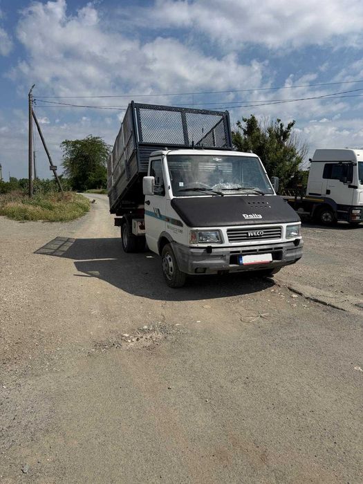 IVECO TurboDaily 35-12 Basculabil/cutie 1996 2.5TDi 120 CP, bena 3x2 m cat. B, inmatriculat ofer fiscal
