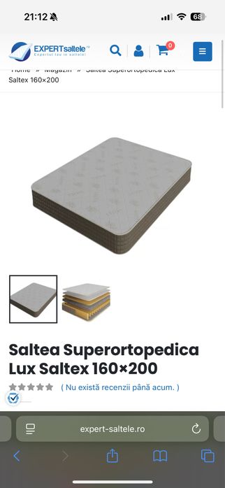 Saltea superortopedica Lux