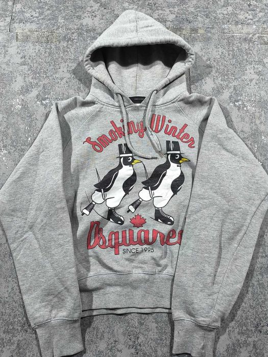 2009 Dsquared VTG grey hoodie made in Italy