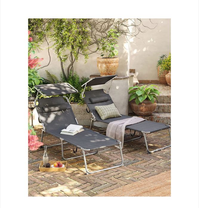 Сгъваем шезлонг SONGMICS