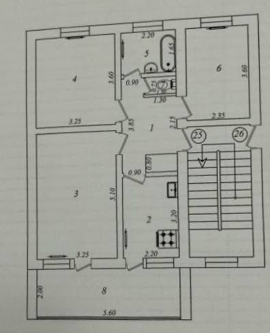 3-комнатная • 66,89 м² • Янги Ҳаёт • Бинокор • 77-Серия