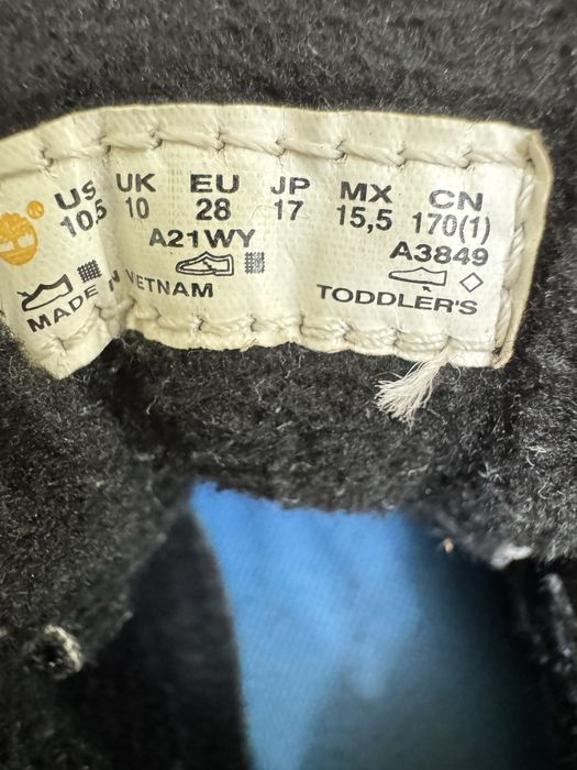 Timberland оригинал 28 размера для мальчика