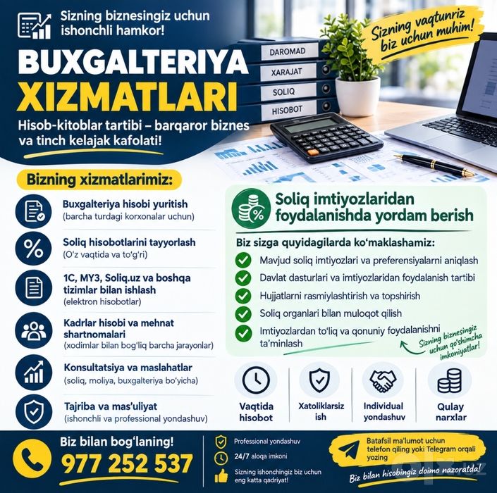 Buxgalteriya xizmatlari
