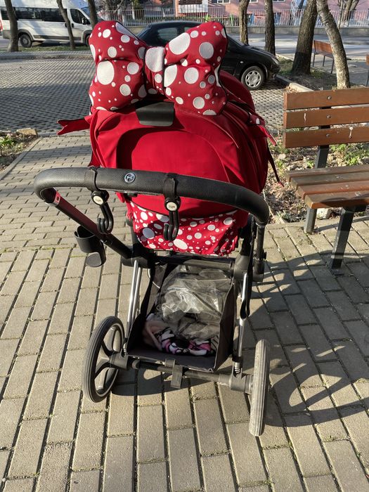 Намалена цена! Количка Cybex Priam Jeremy Scott Petticoat red dark