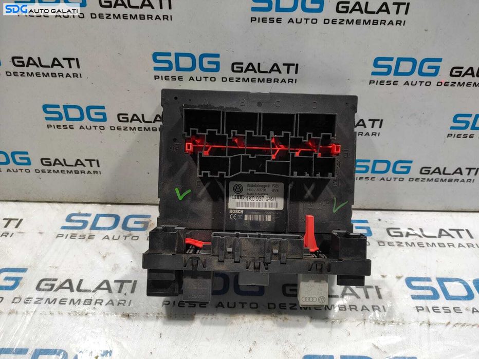 Unitate Modul Calculator Confort Comfort Panou Tablou Sigurante Audi A3 8P 2004 - 2010 Cod 1K0937049L [L5002]