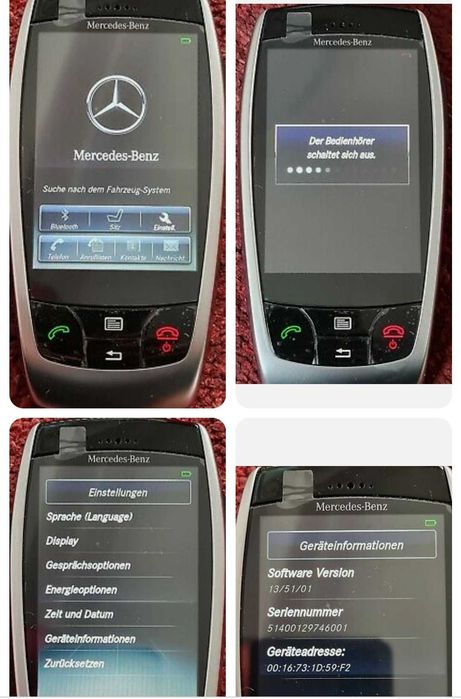 Продавам нов телефон дистанционно на Mercedes HMI Phone Command Remote Control W222 S Class