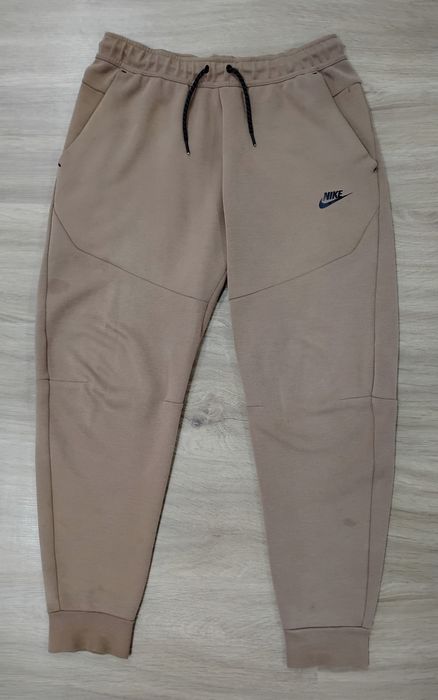 Set Nike Tech Sportswear Beije & Kaki Fleece & Track Pants 100% Legit