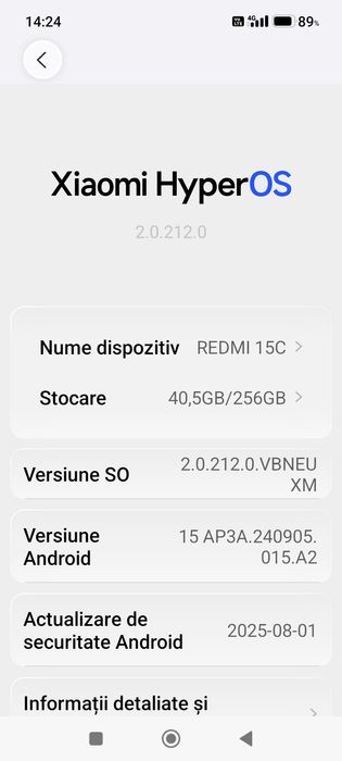 Vând Redmi 15c 'nou'