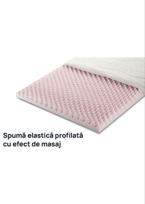Topper Sleepy Antistress Silver 7 cm, 140x190 cm