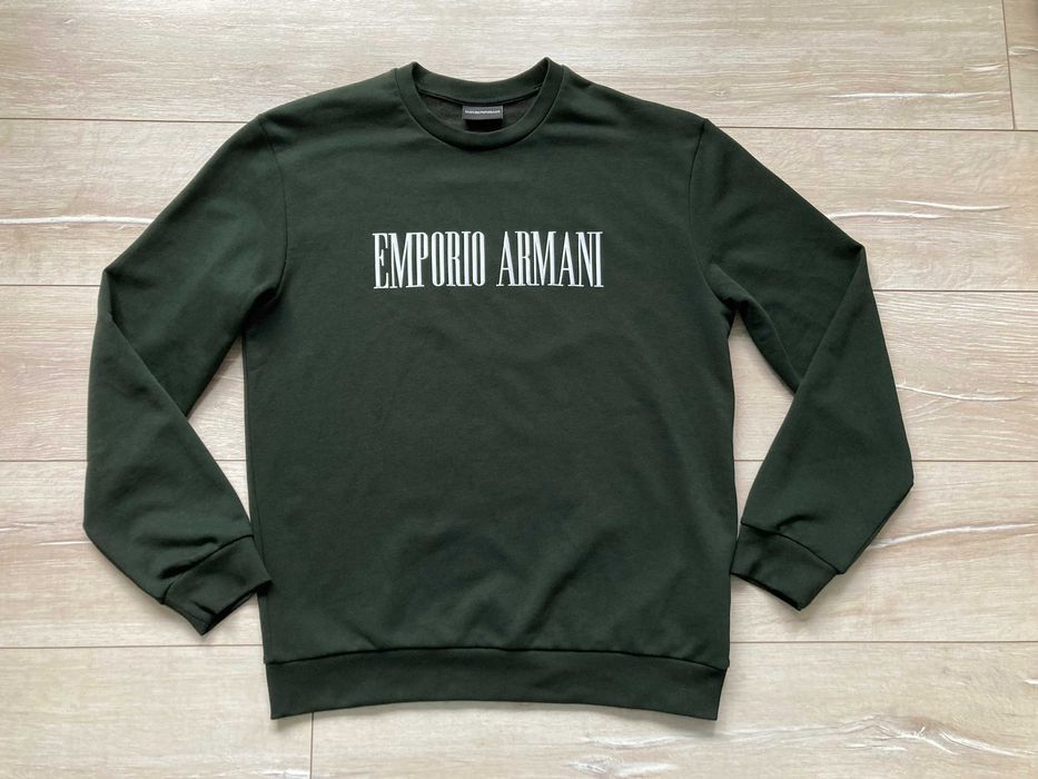 Emporio Armani мъжка зелена блуза фланела размер L