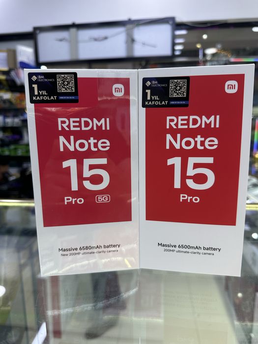 Redmi Note 15 Pro Tel yangi magazin