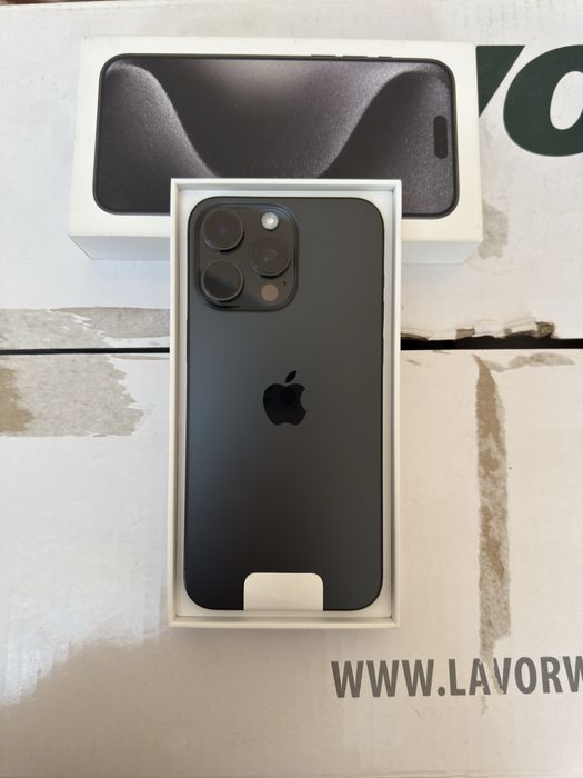 iPhone 15 Pro Max 256GB Black Titanium
