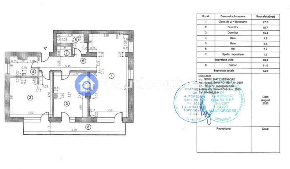 Apartament 3 Camere Mihai Bravu | Timpuri Noi | Mall Vitan| Metrou | B
