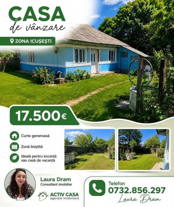 Casa de vanzare, zona Icusesti