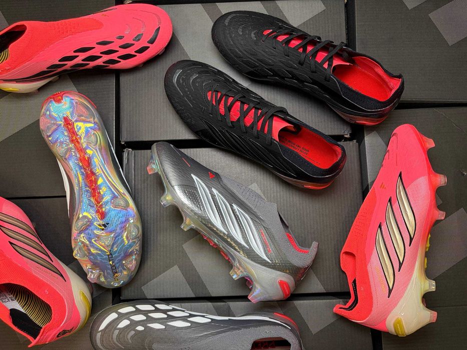 Детские футбольные бутсы Adidas Predator без шнурков