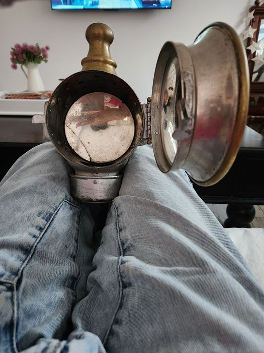 Винтидж италианска лампа за файтон
