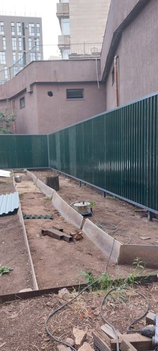 Забор из профлиста на заказ