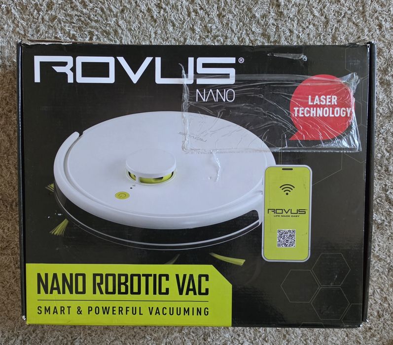 Робот прахосмукачка Rovus Nano с лазерна технология