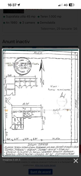 Teren de vanzare 3200 mp