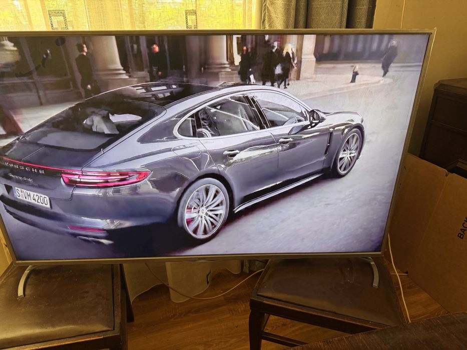 Raritate!TV SHARP Led ,4K UHDR,60 Hz,Telecomanda prin Unde Radio,Sunet Harman&Kardon NOU-Desing&Calitate Premium !-Ieftin !