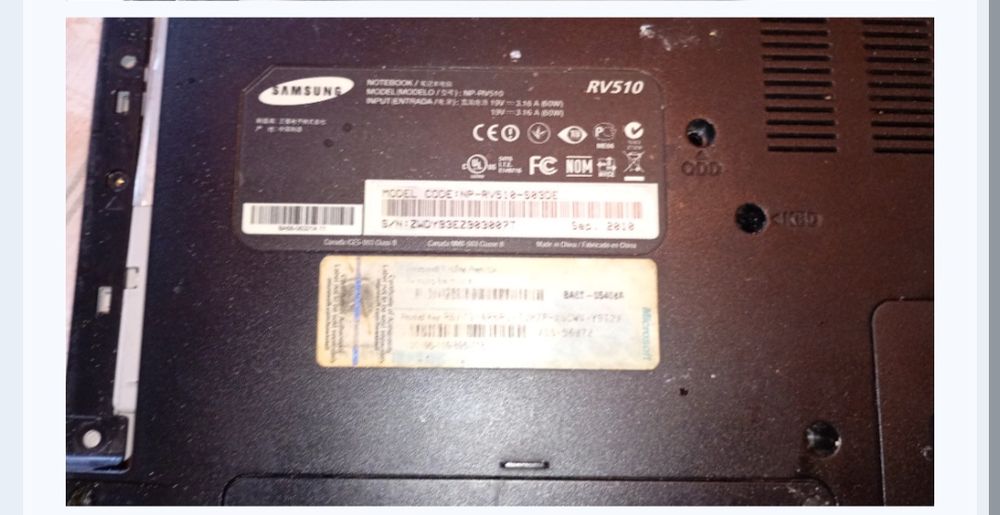 Laptop Samsung RV510(dezmembrări)