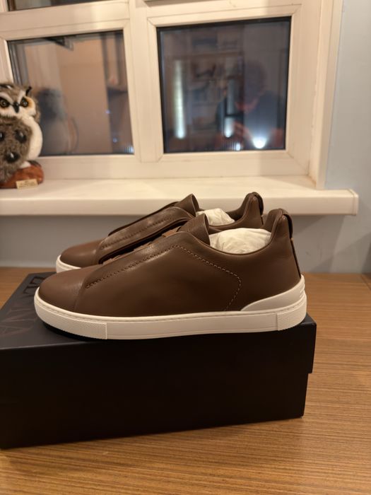 Zegna triple stitch