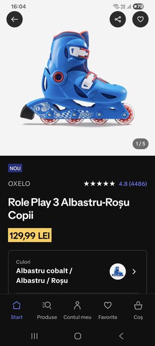 Role copii Oxelo