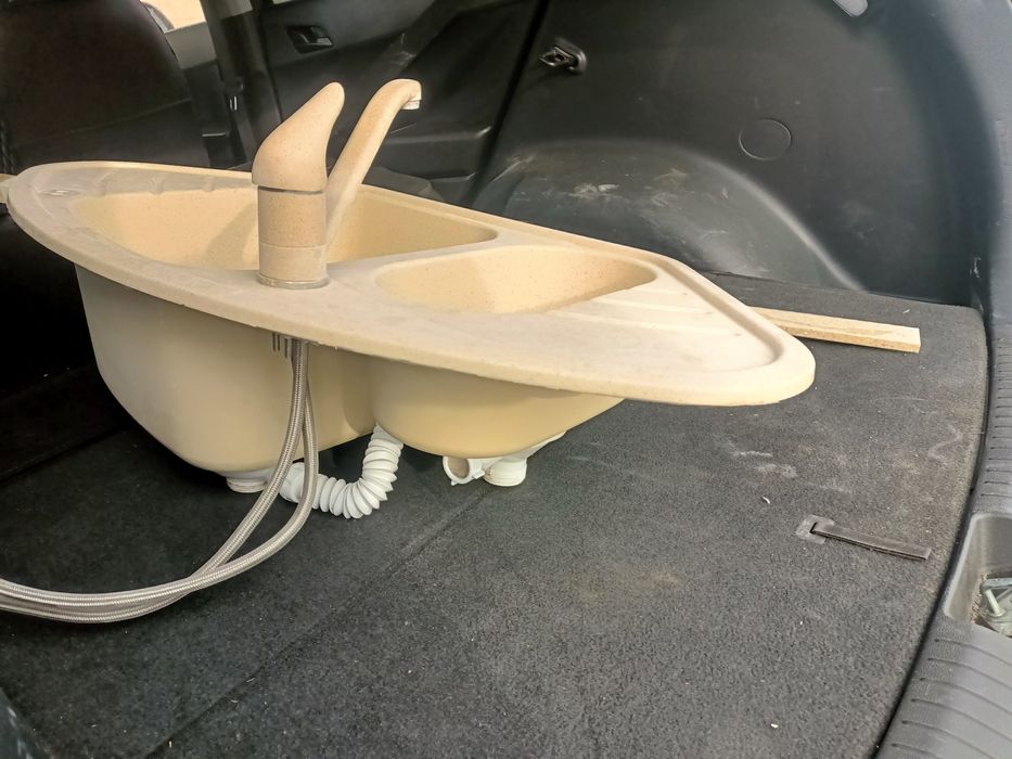 Мойка кухонная, мрамор