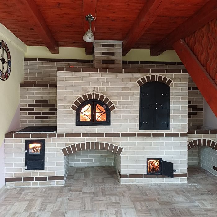 Execut șeminee,cuptoare rustice și grătare de curte