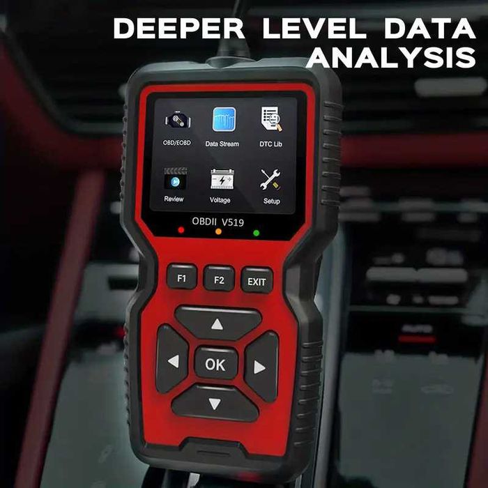Професионален автомобилен диагностичен кодочетец Full OBD2 EOBD