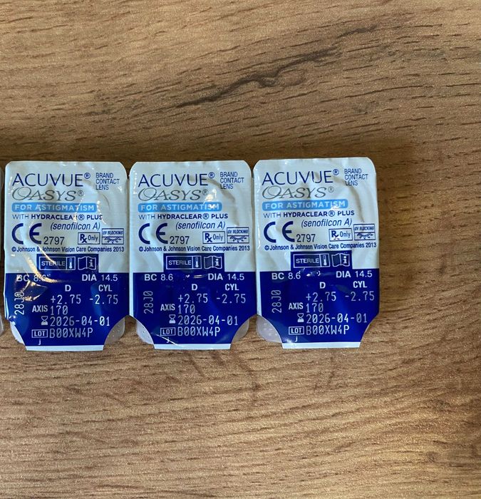 Линзы ACUVUE OASYS for astigmatism