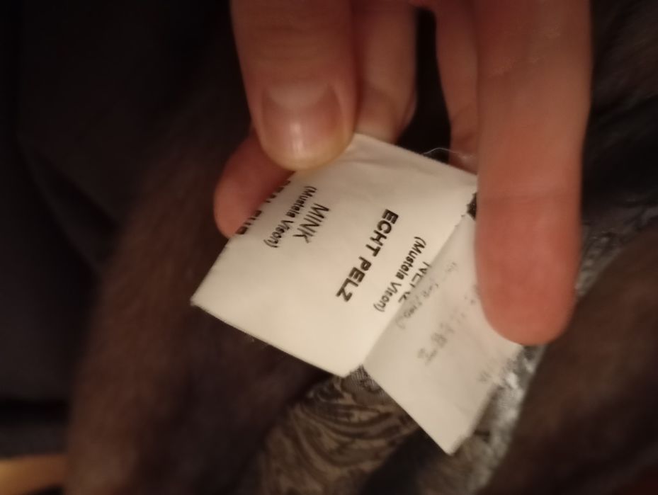 Шуба норковая орех